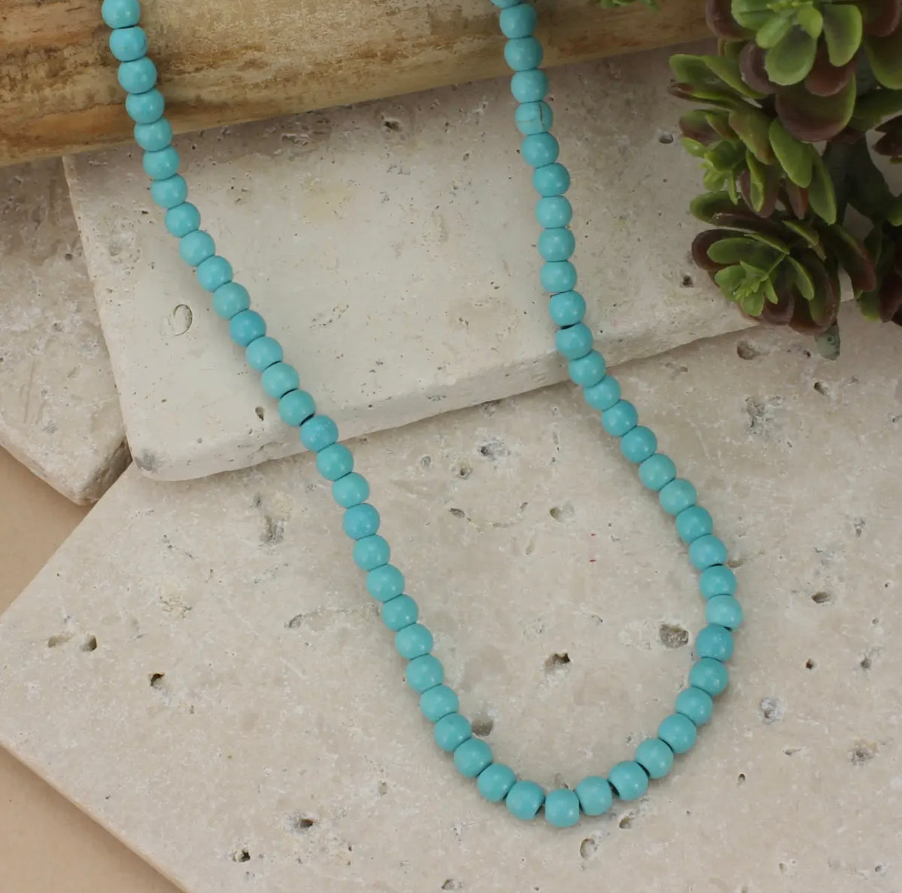 Turquoise Bead Necklace