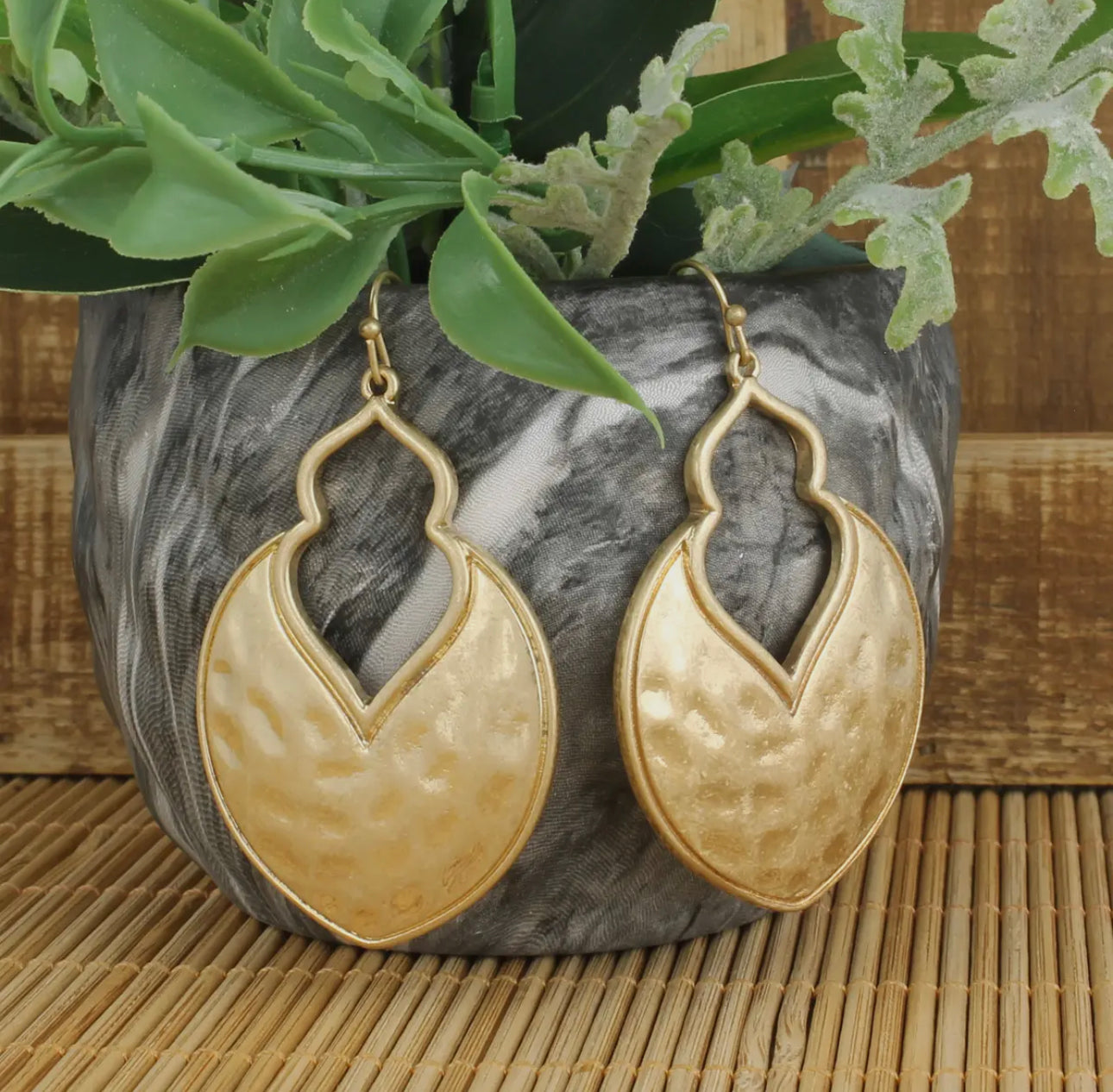 Wallen Hammered Earrings