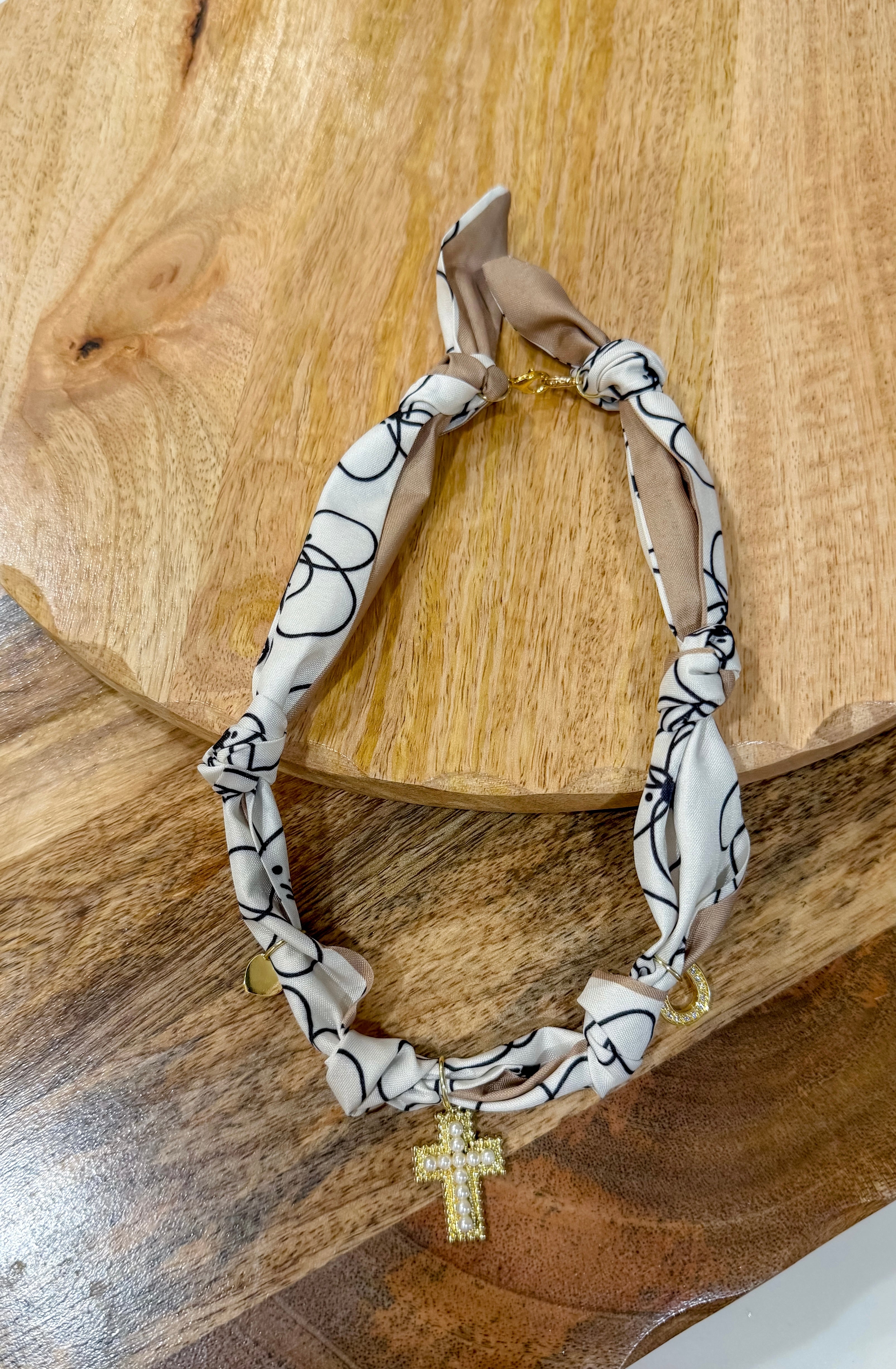 Scarf Charm Necklace