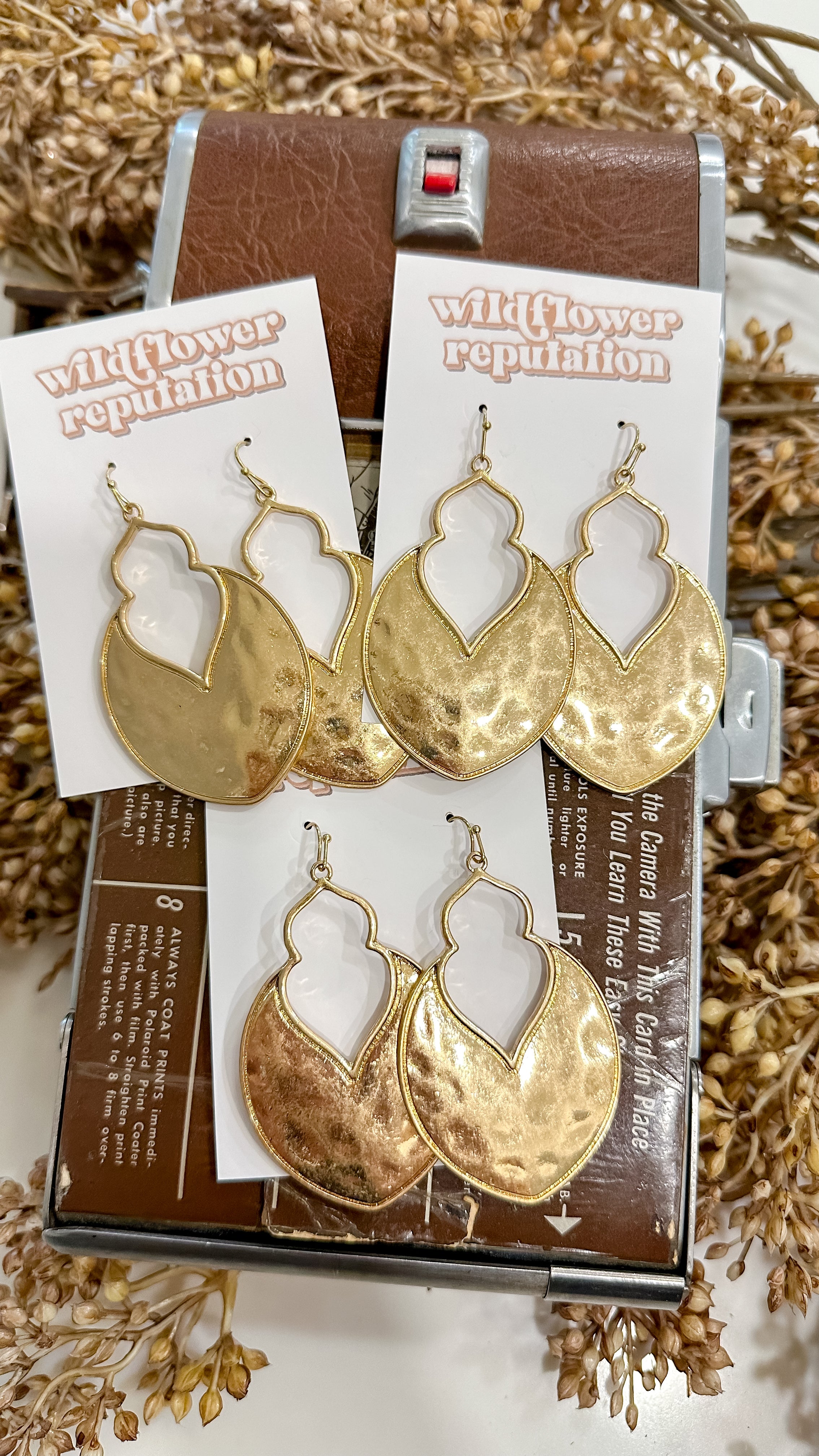Wallen Hammered Earrings