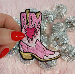 Pink Boot Patch