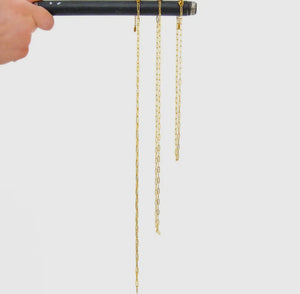 Gold Custom Charm Necklace 18” Chain
- Waterproof