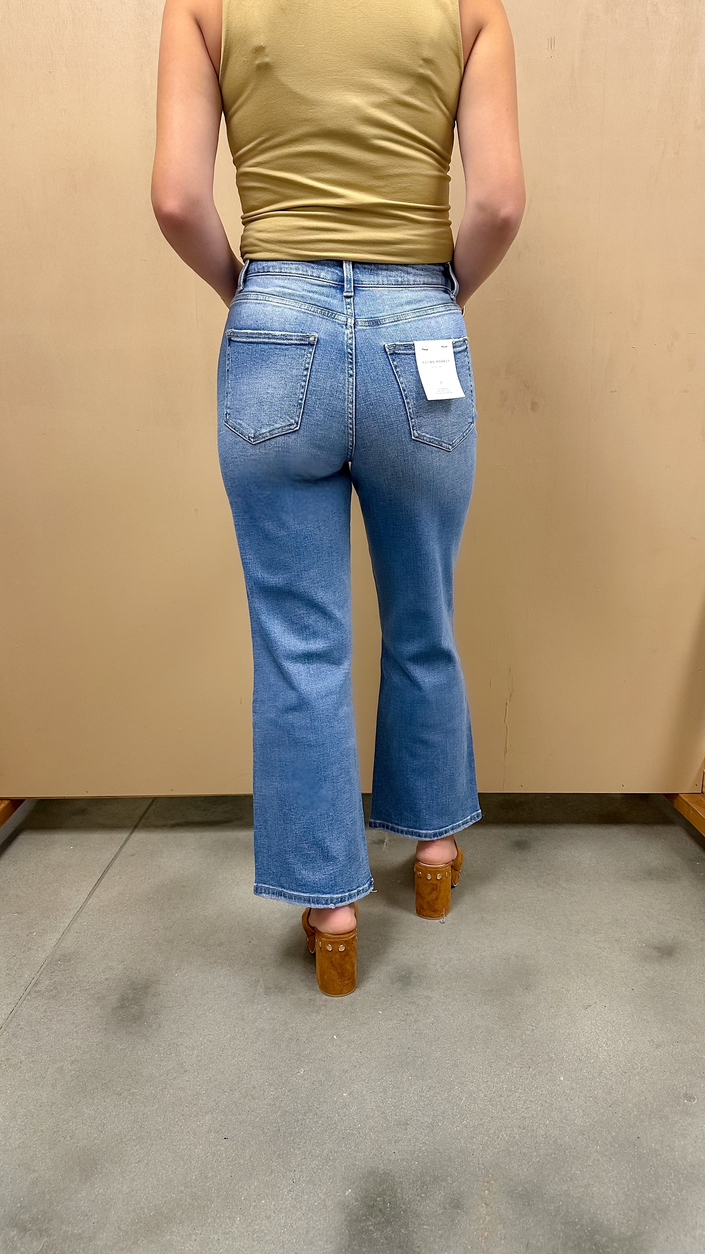 Deep Blue Flare Denim
