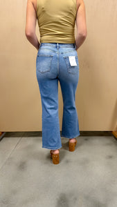 Deep Blue Flare Denim