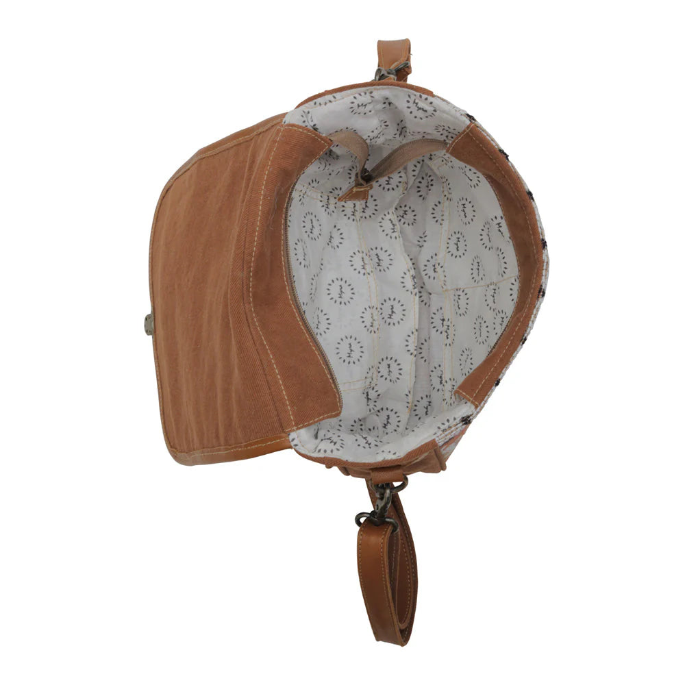 Love Triangle Hand-Tooled Bag