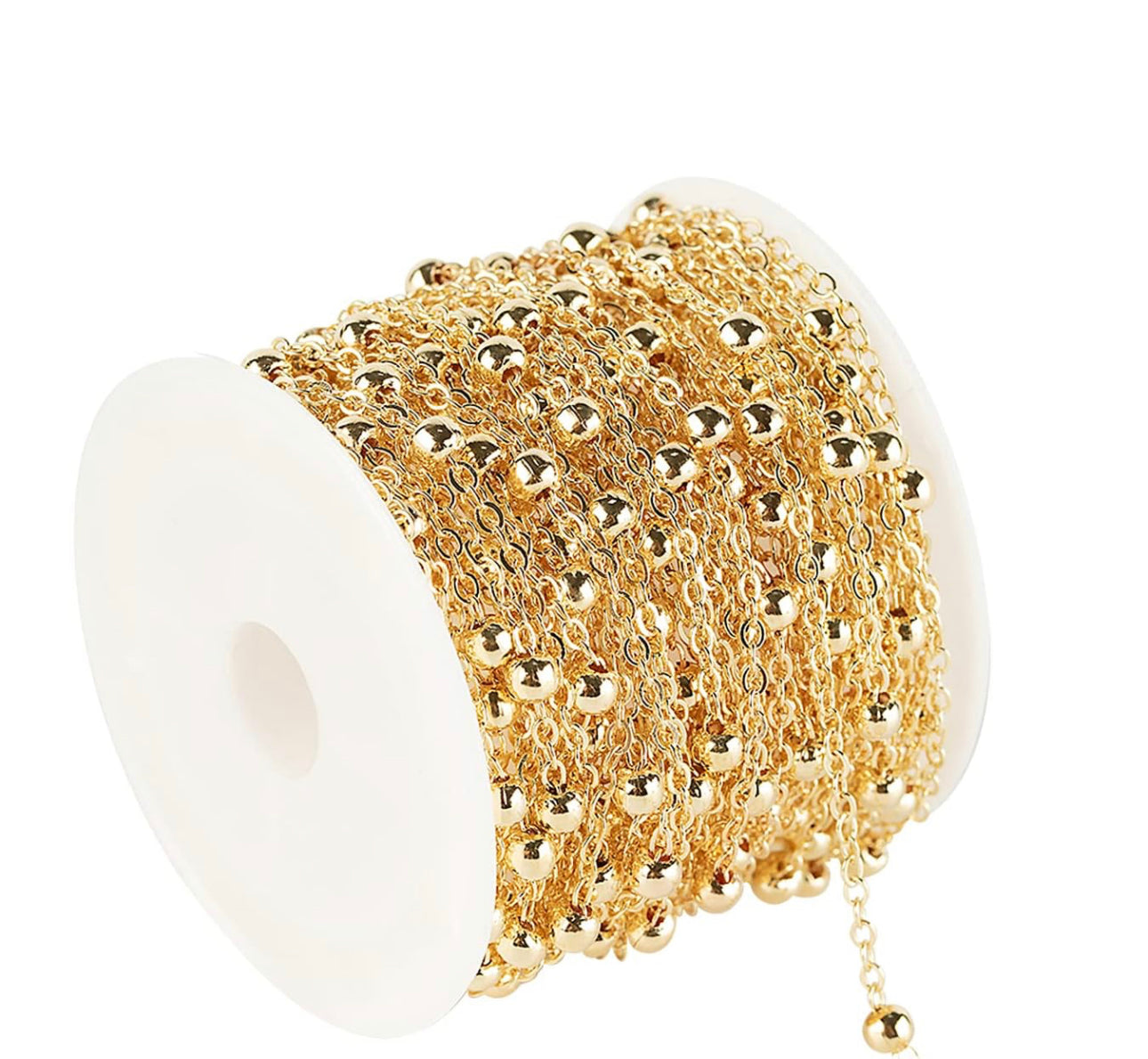 Gold Beads Trucker Hat Chain