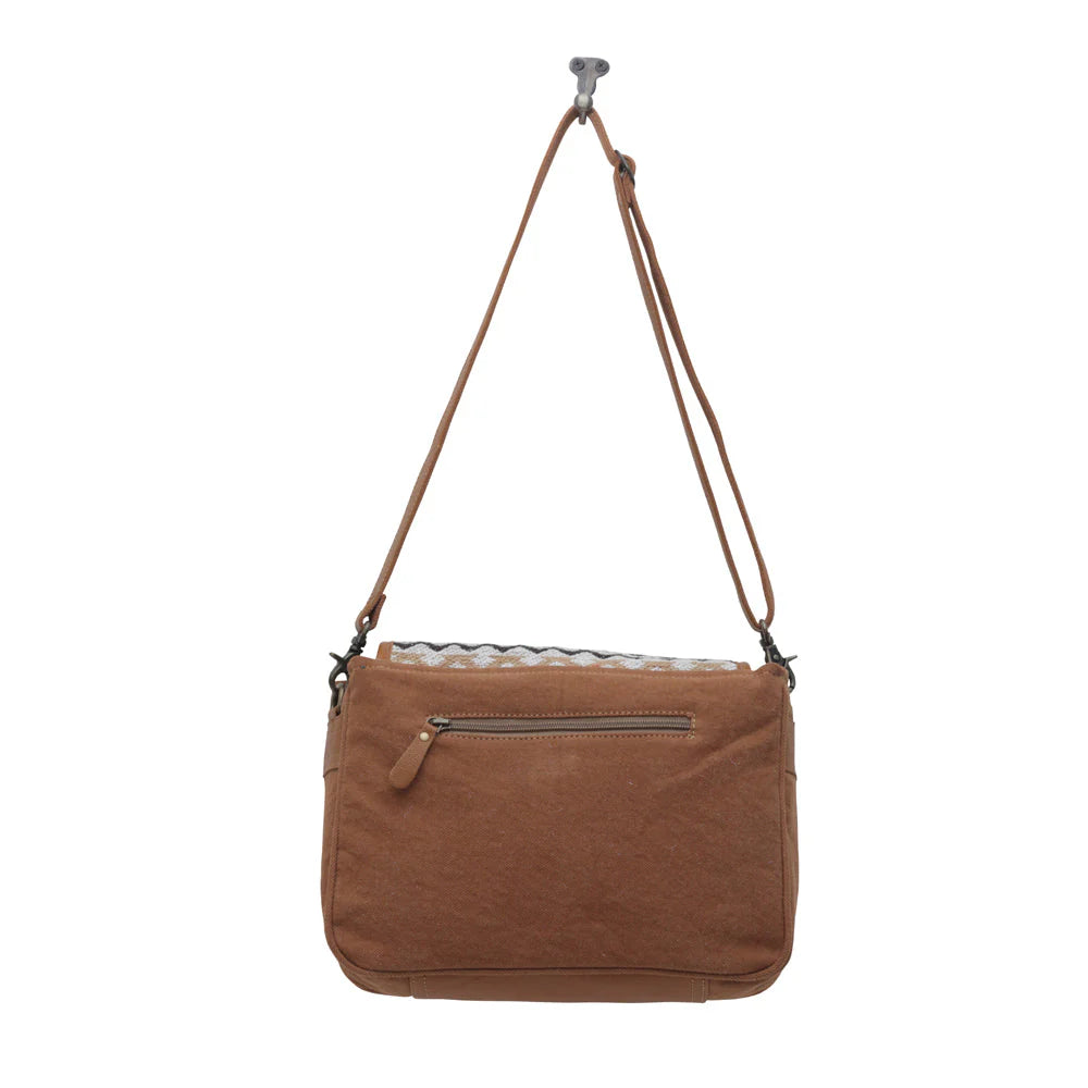 Love Triangle Hand-Tooled Bag